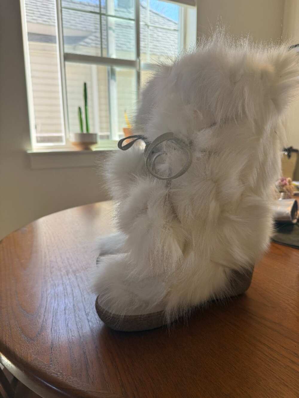Gorsuch White Fur Boots